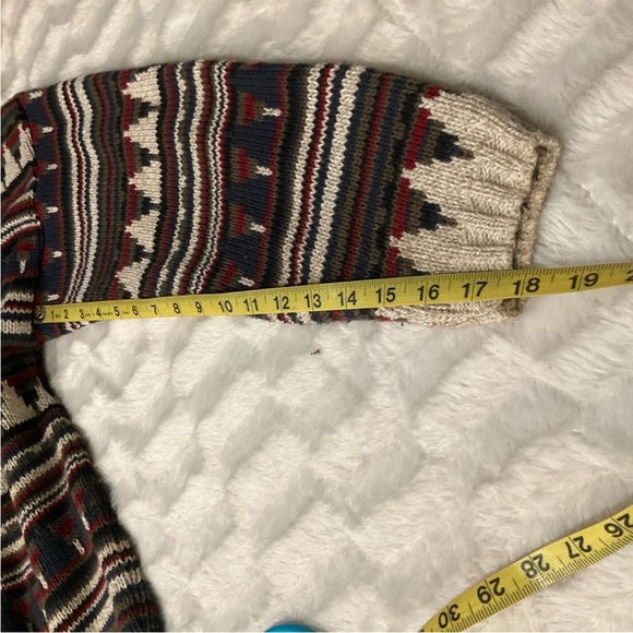 WOOLRICH Rugged Outdoor‎ Wear Cardigan/Sweater Southwestern Design Size M - Picture 8 of 8